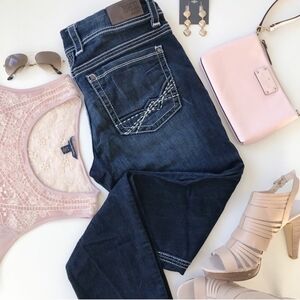 BKE Denim Payton 31R * 31.5" Super Stretch Street White Thread Dark Wash